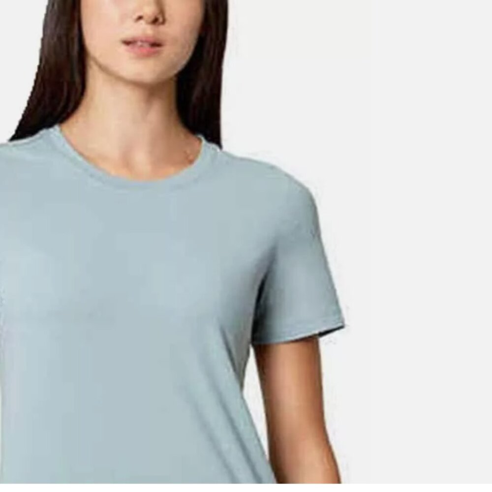 Mondetta Women's Top Size M Ladies' 2-Pack Active Tee Green - Picture 4 of 5